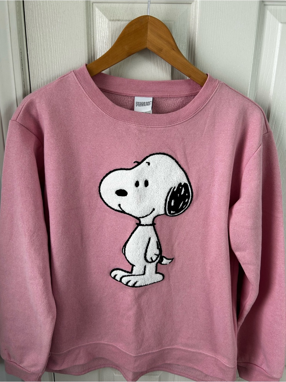 Peanuts Pink Snoopy Graphic Sweatshirt